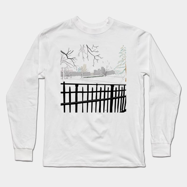 J Hood Wright Park Long Sleeve T-Shirt by maccm